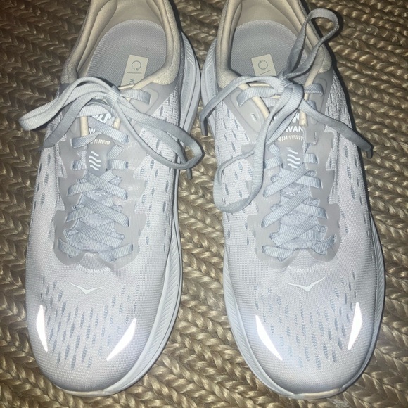 New Women's HOKA Kawana size 9 sneakers light grey - Picture 2 of 8